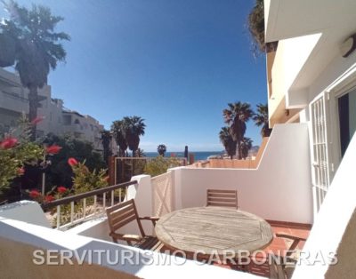 Nice duplex with private terrace, sea view and shared swimming pool
