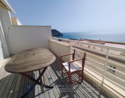 Atico 2 dormitorios con terraza privada con vista al mar