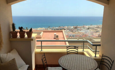 2 bedrooms flat with fantastic views of the village and the sea